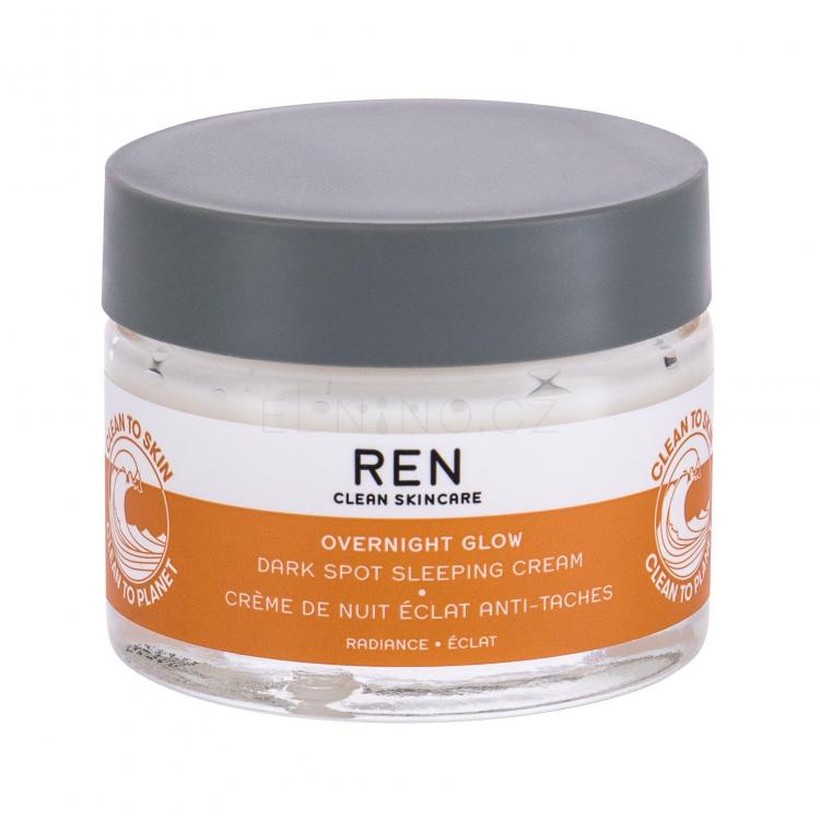 REN Clean Skincare Radiance Overnight Glow Noční pleťový krém pro ženy 50 ml
