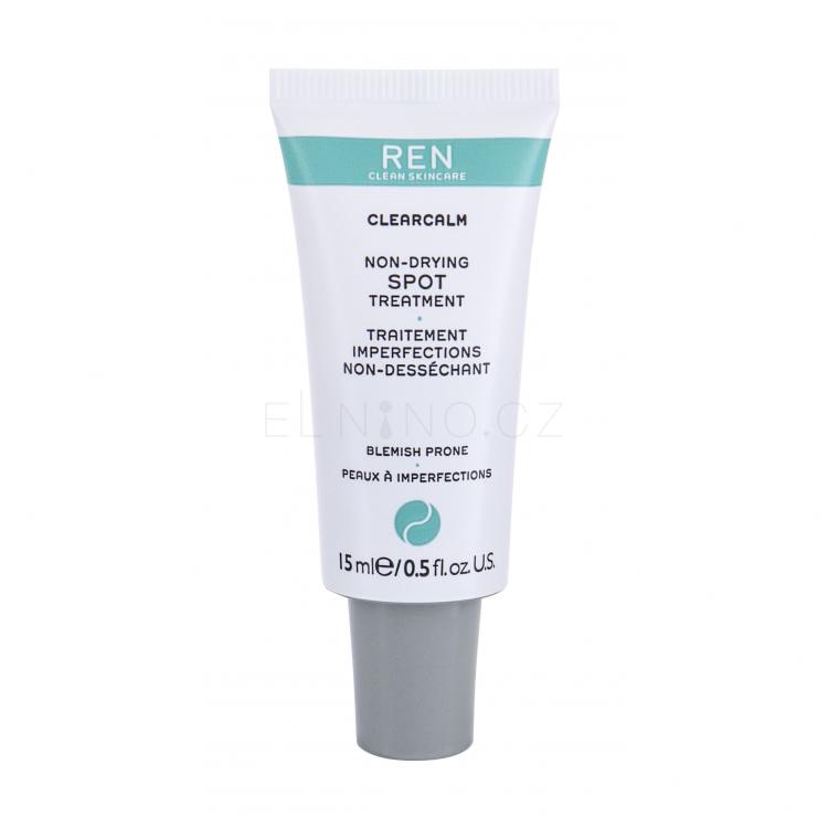 REN Clean Skincare Clearcalm 3 Non-Drying Spot Treatment Lokální péče pro ženy 15 ml