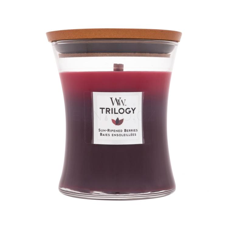 WoodWick Trilogy Sun Ripened Berries Vonná svíčka 275 g