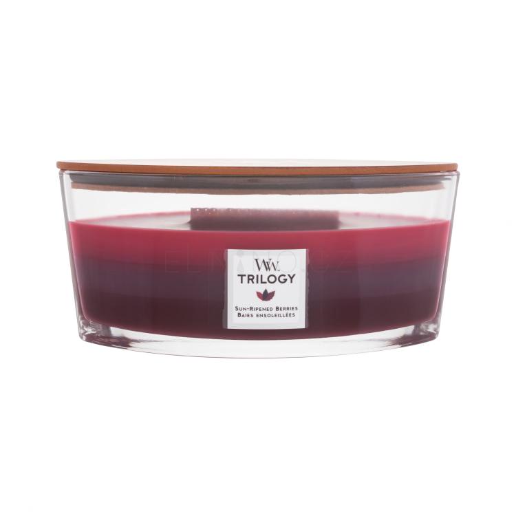 WoodWick Trilogy Sun Ripened Berries Vonná svíčka 453,6 g