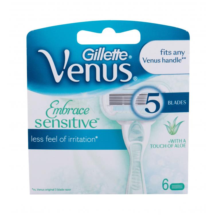 Gillette Venus Embrace Sensitive Náhradní břit pro ženy 6 ks