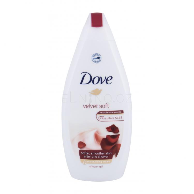 Dove Velvet Soft Sprchový gel pro ženy 500 ml