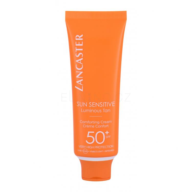 Lancaster Sun Sensitive Luminous Tan Comforting Cream SPF50+ Opalovací přípravek na obličej 50 ml