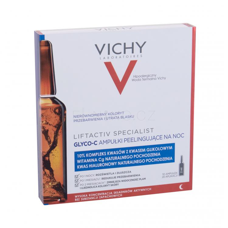 Vichy Liftactiv Glyco-C Night Peel Ampoules Pleťové sérum pro ženy 20 ml