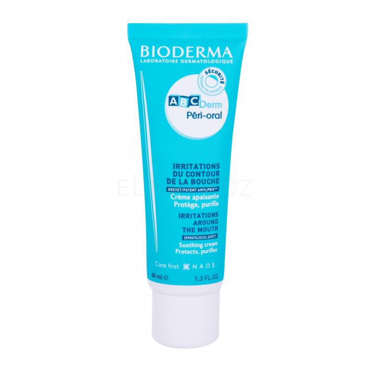 BIODERMA ABCDerm Péri-Oral Denní pleťový krém pro děti 40 ml