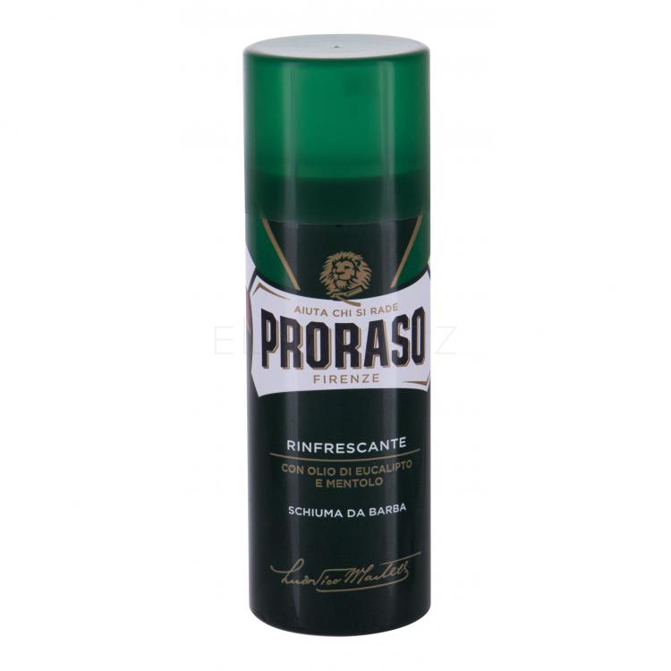 PRORASO Green Shaving Foam Pěna na holení pro muže 50 ml