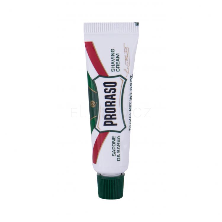 PRORASO Green Shaving Cream Krém na holení pro muže 10 ml