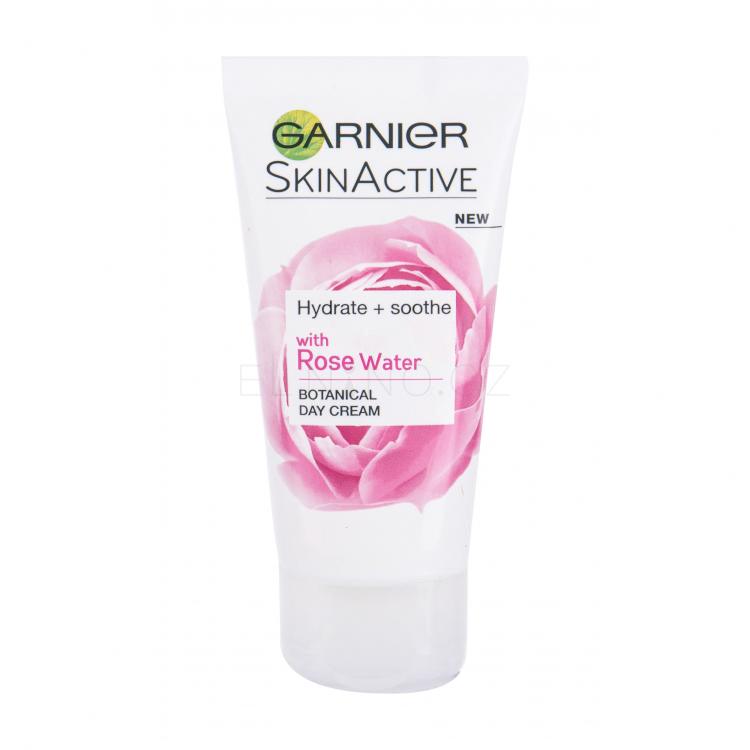 Garnier SkinActive Hydrate + Soothe Rose Water Denní pleťový krém pro ženy 50 ml