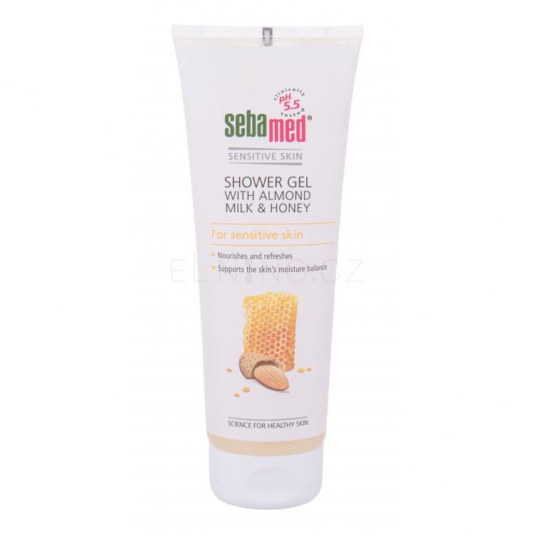SebaMed Sensitive Skin Almond Milk &amp; Honey Sprchový gel pro ženy 250 ml