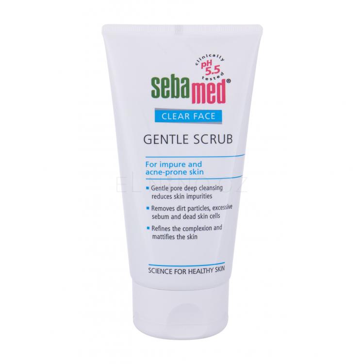 SebaMed Clear Face Gentle Scrub Peeling pro ženy 150 ml