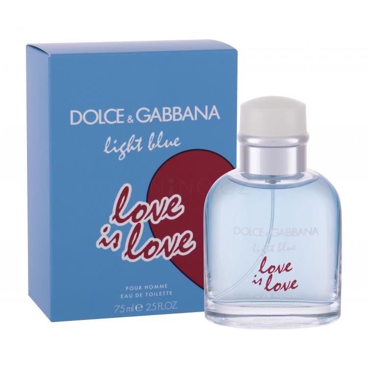 Dolce&amp;Gabbana Light Blue Love Is Love Toaletní voda pro muže 75 ml