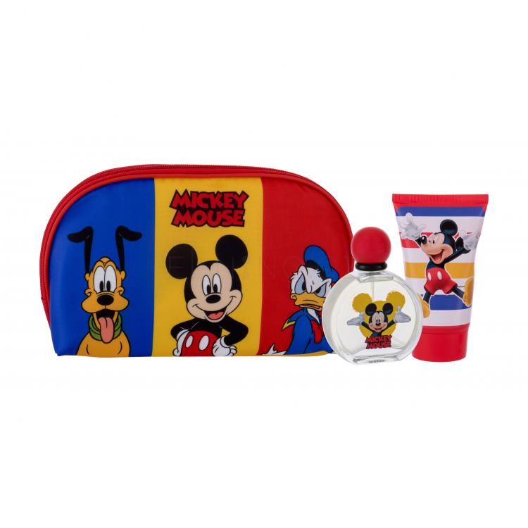 Disney Mickey Mouse Dárková kazeta toaletní voda 50 ml + sprchový gel 100 ml + kosmetická taštička