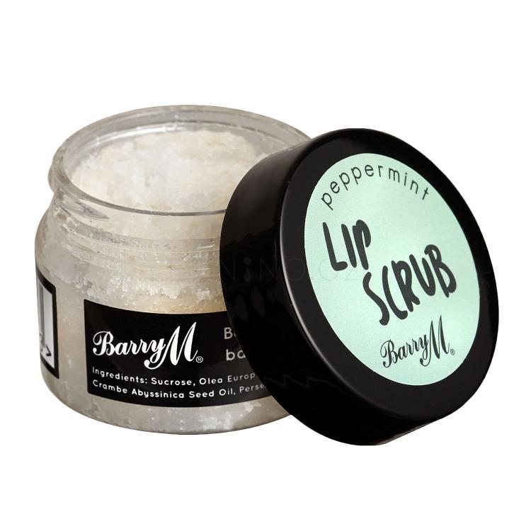 Barry M Lip Scrub Peppermint Peeling pro ženy 25 g