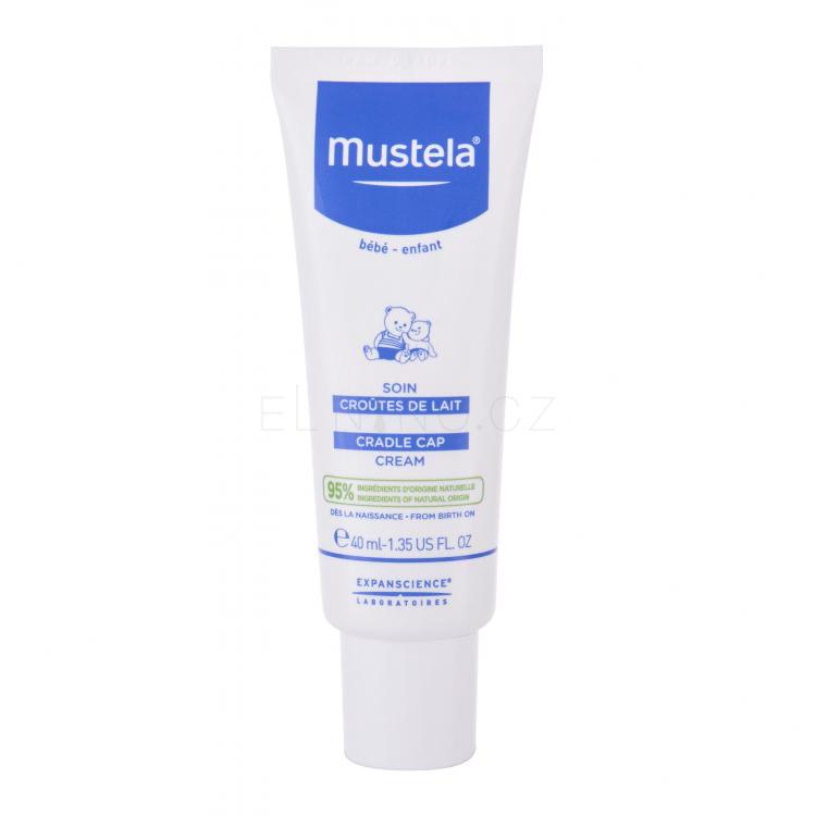 Mustela Bébé Cradle Cap Denní pleťový krém pro děti 40 ml