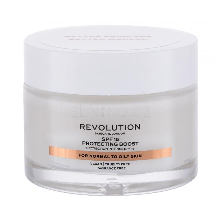 Revolution Skincare Moisture Cream Normal to Oily Skin SPF15 Denní pleťový krém pro ženy 50 ml