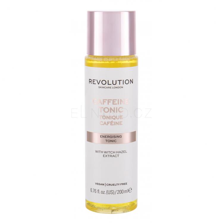Revolution Skincare Caffeine Tonic Pleťová voda a sprej pro ženy 200 ml
