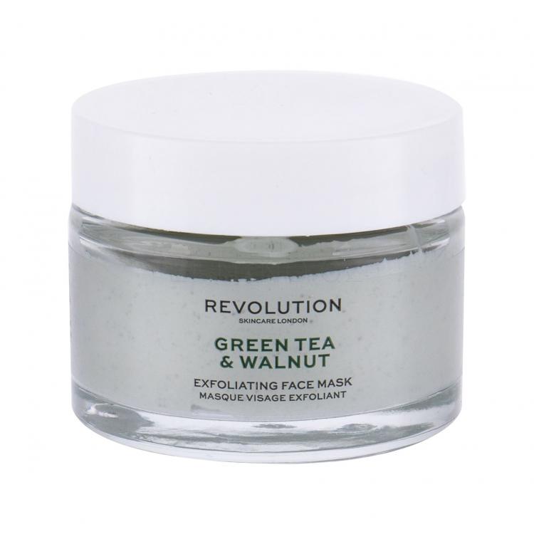 Revolution Skincare Green Tea &amp; Walnut Pleťová maska pro ženy 50 ml