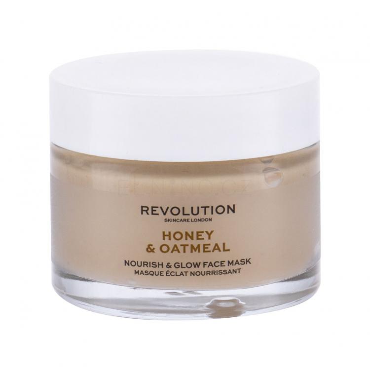 Revolution Skincare Honey &amp; Oatmeal Pleťová maska pro ženy 50 ml