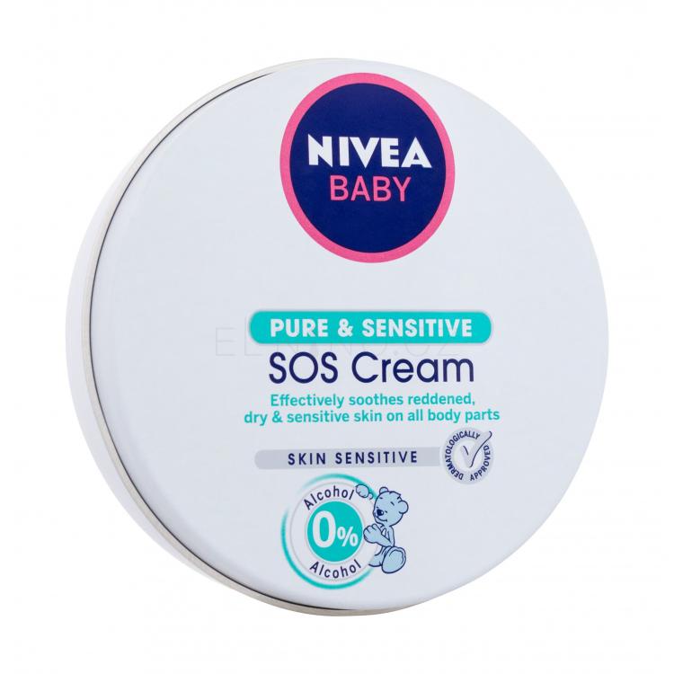 Nivea Baby SOS Cream Pure &amp; Sensitive Denní pleťový krém pro děti 150 ml