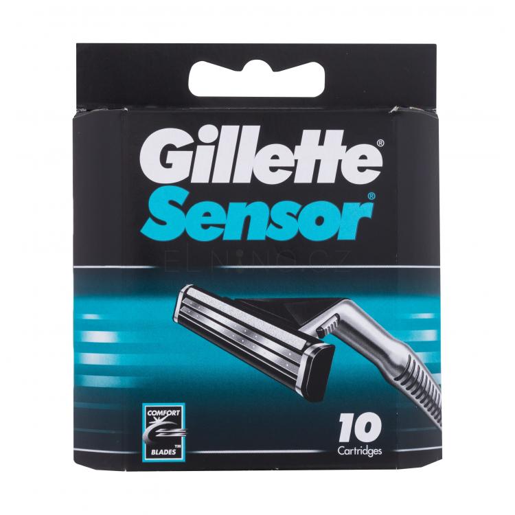 Gillette Sensor Náhradní břit pro muže 10 ks