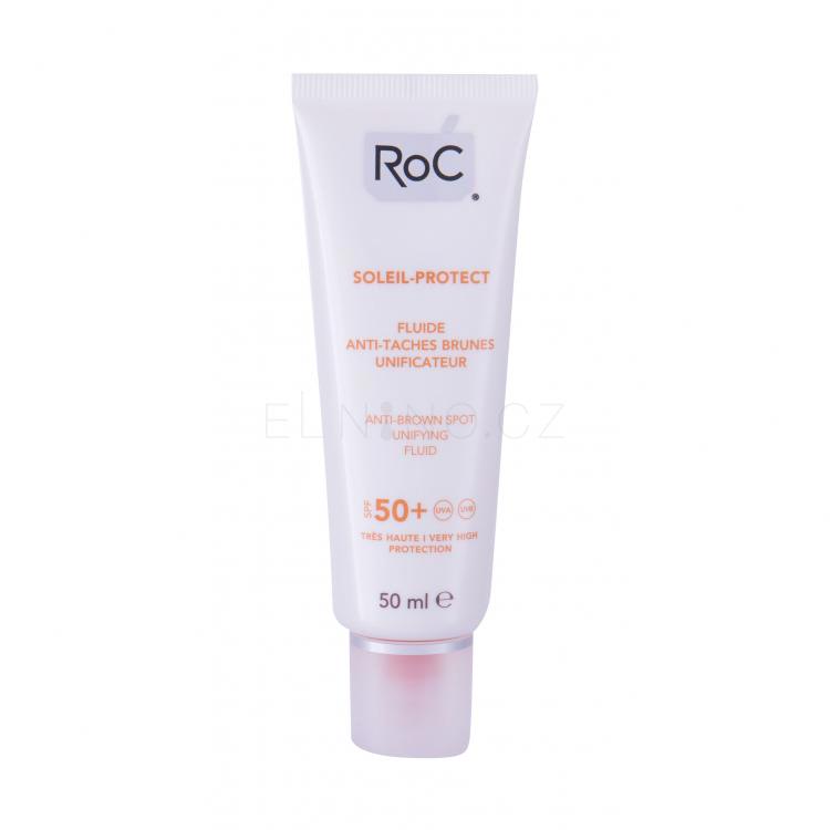 RoC Soleil-Protect Anti-Brown Spot SPF50+ Opalovací přípravek na obličej pro ženy 50 ml