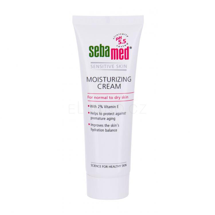 SebaMed Sensitive Skin Moisturizing Denní pleťový krém pro ženy 50 ml