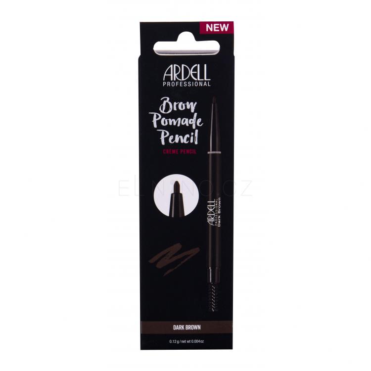 Ardell Brow Pomade Pencil Tužka na obočí pro ženy 0,12 g Odstín Dark Brown
