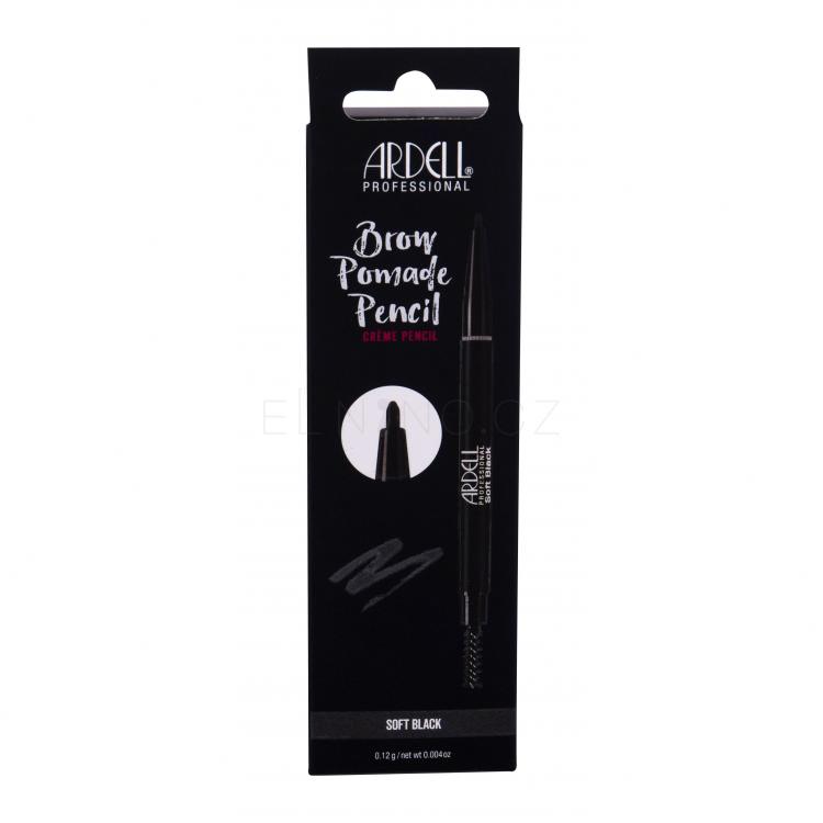 Ardell Brow Pomade Pencil Tužka na obočí pro ženy 0,12 g Odstín Soft Black