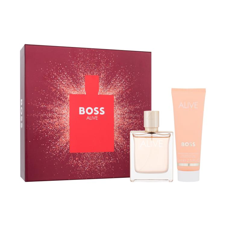 HUGO BOSS BOSS Alive Dárková kazeta parfémovaná voda 50 ml + tělové mléko 75 ml