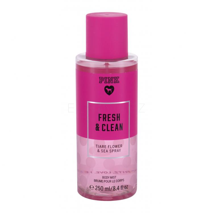 Victoria´s Secret Pink Fresh &amp; Clean Tělový sprej pro ženy 250 ml