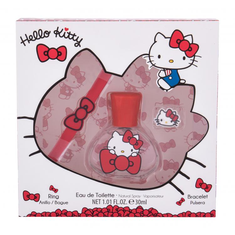 Hello Kitty Hello Kitty Dárková kazeta toaletní voda 30 ml + náramek + prstýnek