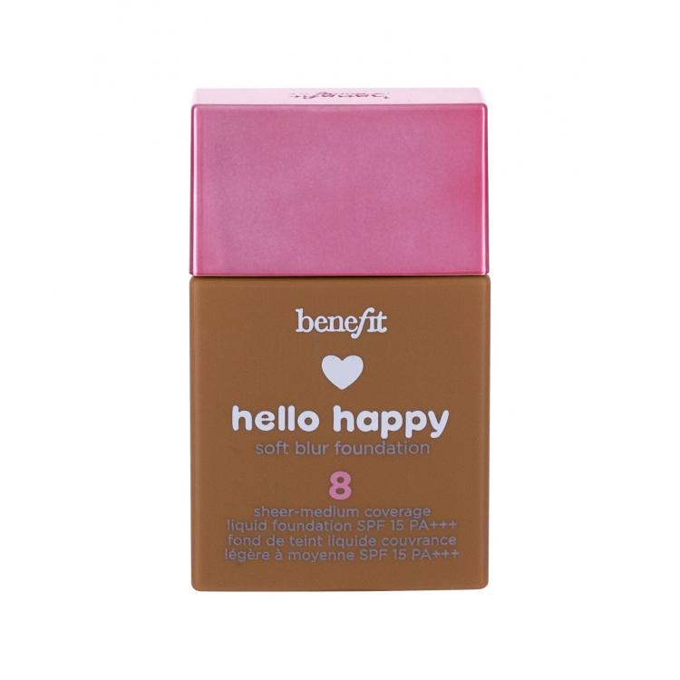 Benefit Hello Happy SPF15 Make-up pro ženy 30 ml Odstín 08 Tan warm