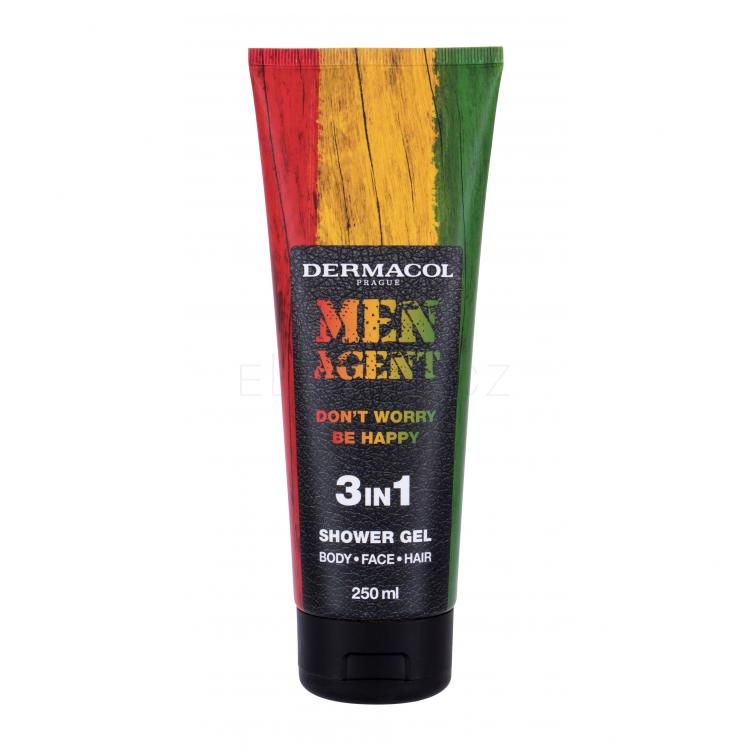Dermacol Men Agent Don´t Worry Be Happy 3in1 Sprchový gel pro muže 250 ml