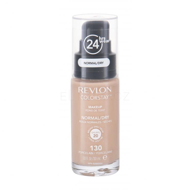 Revlon Colorstay Normal Dry Skin SPF20 Make-up pro ženy 30 ml Odstín 130 Porcelain