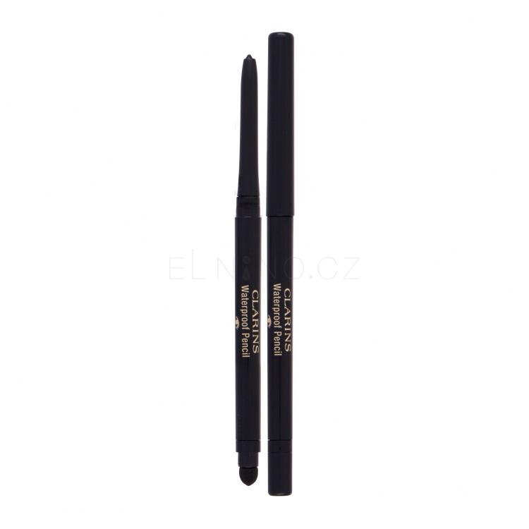 Clarins Waterproof Pencil Tužka na oči pro ženy 0,29 g Odstín 01 Black Tulip
