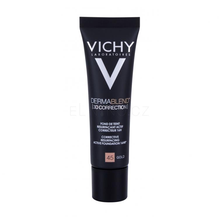 Vichy Dermablend™ 3D Antiwrinkle &amp; Firming Day Cream SPF25 Make-up pro ženy 30 ml Odstín 45 Gold