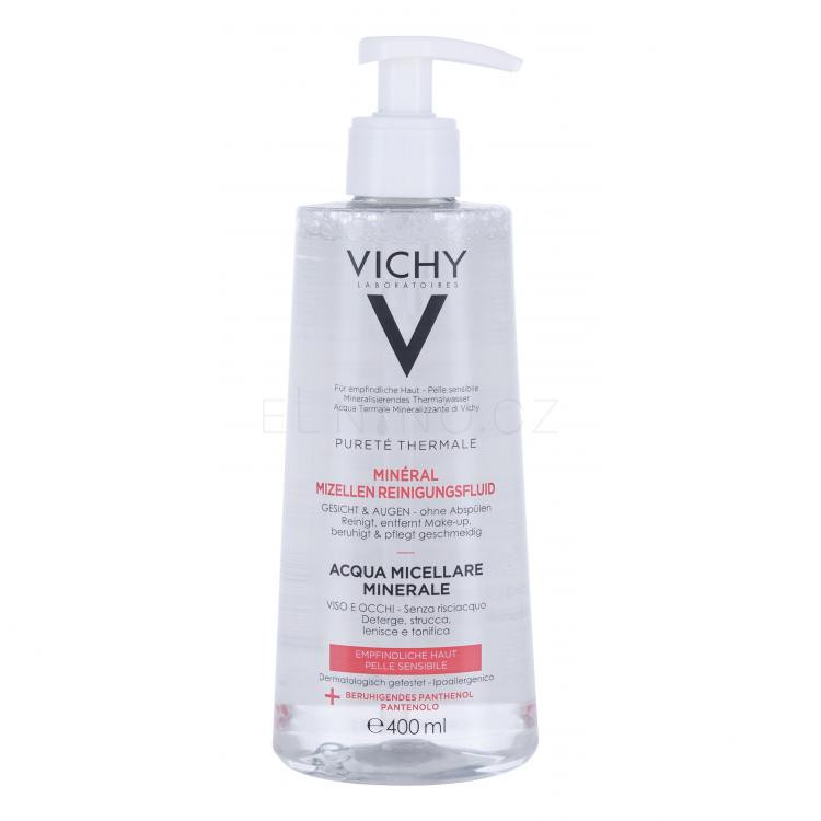 Vichy Pureté Thermale Mineral Water For Sensitive Skin Micelární voda pro ženy 400 ml