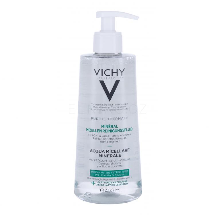 Vichy Pureté Thermale Mineral Water For Oily Skin Micelární voda pro ženy 400 ml