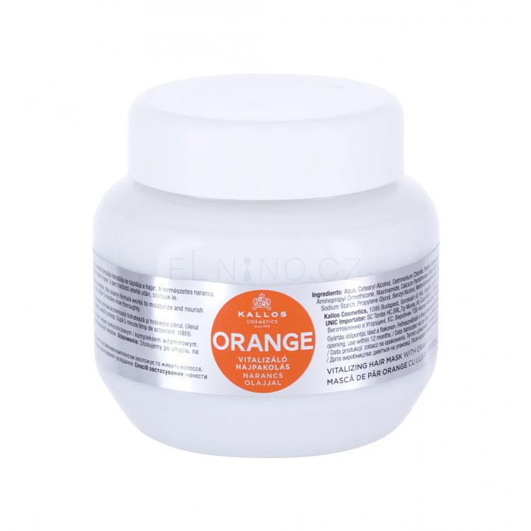 Kallos Cosmetics Orange Maska na vlasy pro ženy 275 ml