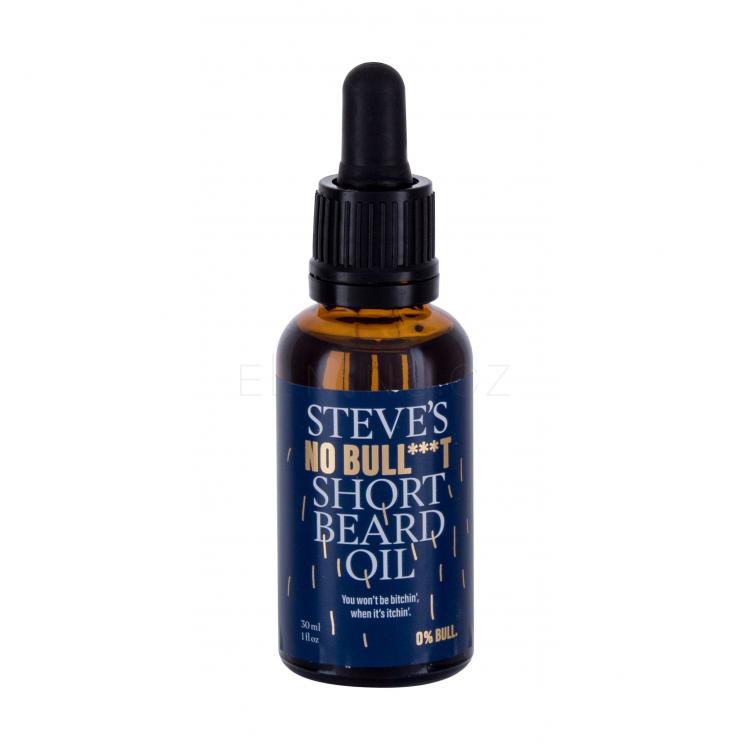 Steve´s No Bull***t Short Beard Oil Olej na vousy pro muže 30 ml