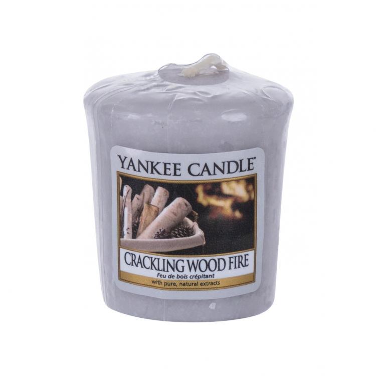 Yankee Candle Crackling Wood Fire Vonná svíčka 49 g