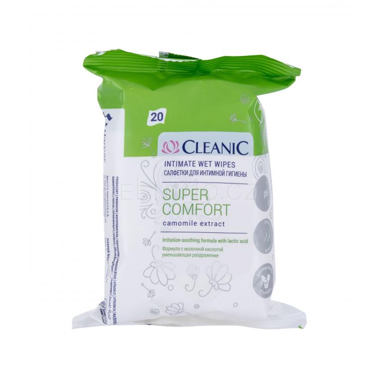 Cleanic Super Comfort Camomile Intimní hygiena pro ženy 20 ks