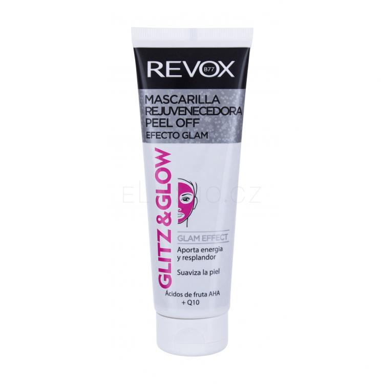 Revox Glitz &amp; Glow Pink Rejuvenating Pleťová maska pro ženy 80 ml