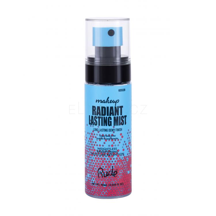 Rude Cosmetics Radiant Lasting Makeup Mist Fixátor make-upu pro ženy 60 ml