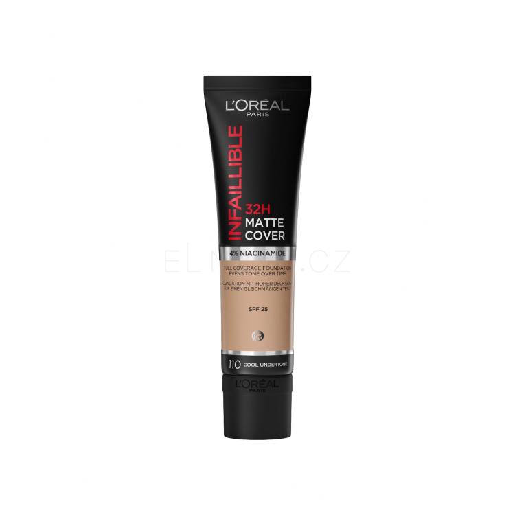 L&#039;Oréal Paris Infaillible 32H Matte Cover SPF25 Make-up pro ženy 30 ml Odstín 110