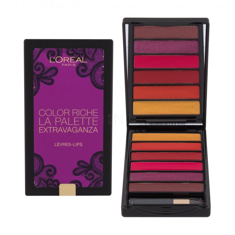 L&#039;Oréal Paris Color Riche La Palette Extravaganza Rtěnka pro ženy 6 g