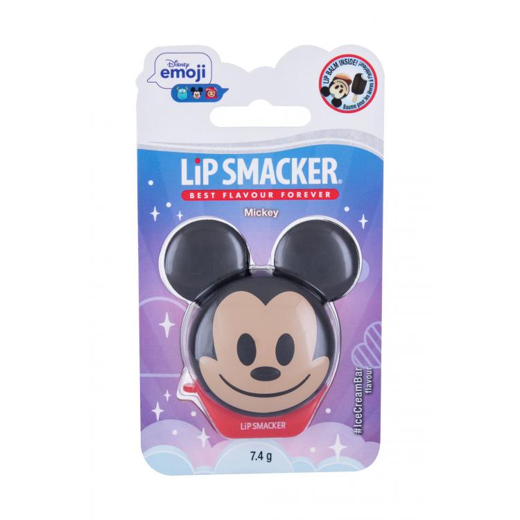 Lip Smacker Disney Emoji Mickey Balzám na rty pro děti 7,4 g Odstín Ice Cream Bar