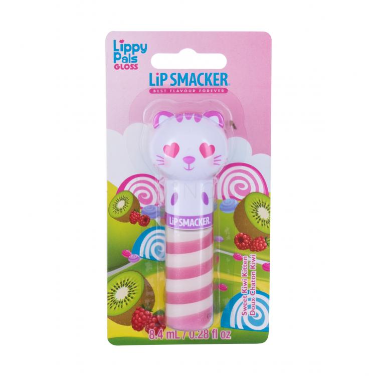 Lip Smacker Lippy Pals Sweet Kiwi Kitten Lesk na rty pro děti 8,4 ml