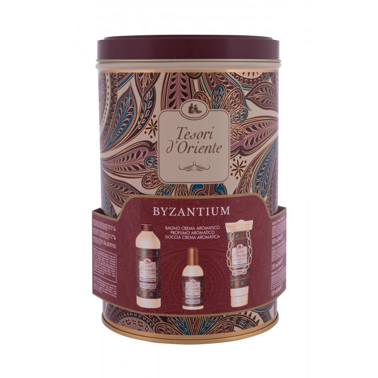 Tesori d´Oriente Byzantium Dárková kazeta parfémovaná voda 100 ml + sprchový krém 250 ml + pěna do koupele 500 ml