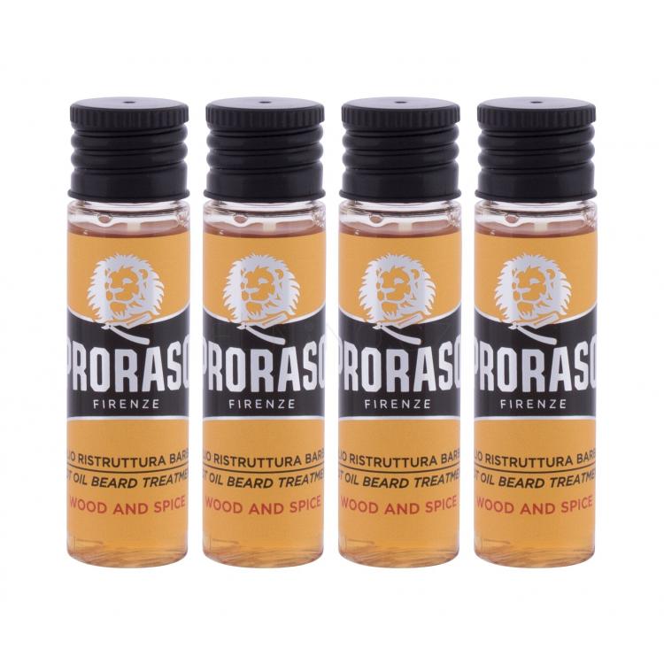 PRORASO Wood &amp; Spice Hot Oil Beard Treatment Olej na vousy pro muže 68 ml